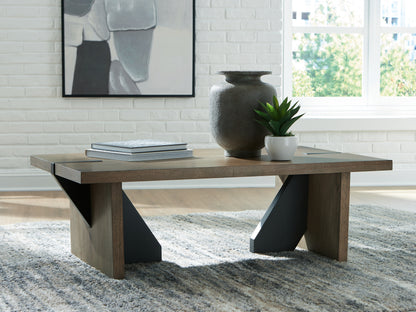 Lakeland Furniture Outlet - Ashley Furniture - Kandinew Coffee Table - Rectangular Cocktail Table - T554-1