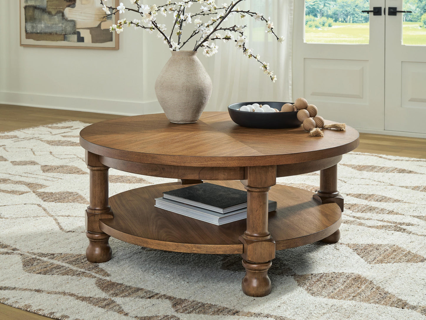 Lakeland Furniture Outlet - Ashley Furniture - Chadworth Coffee Table - Round Cocktail Table - T614-8