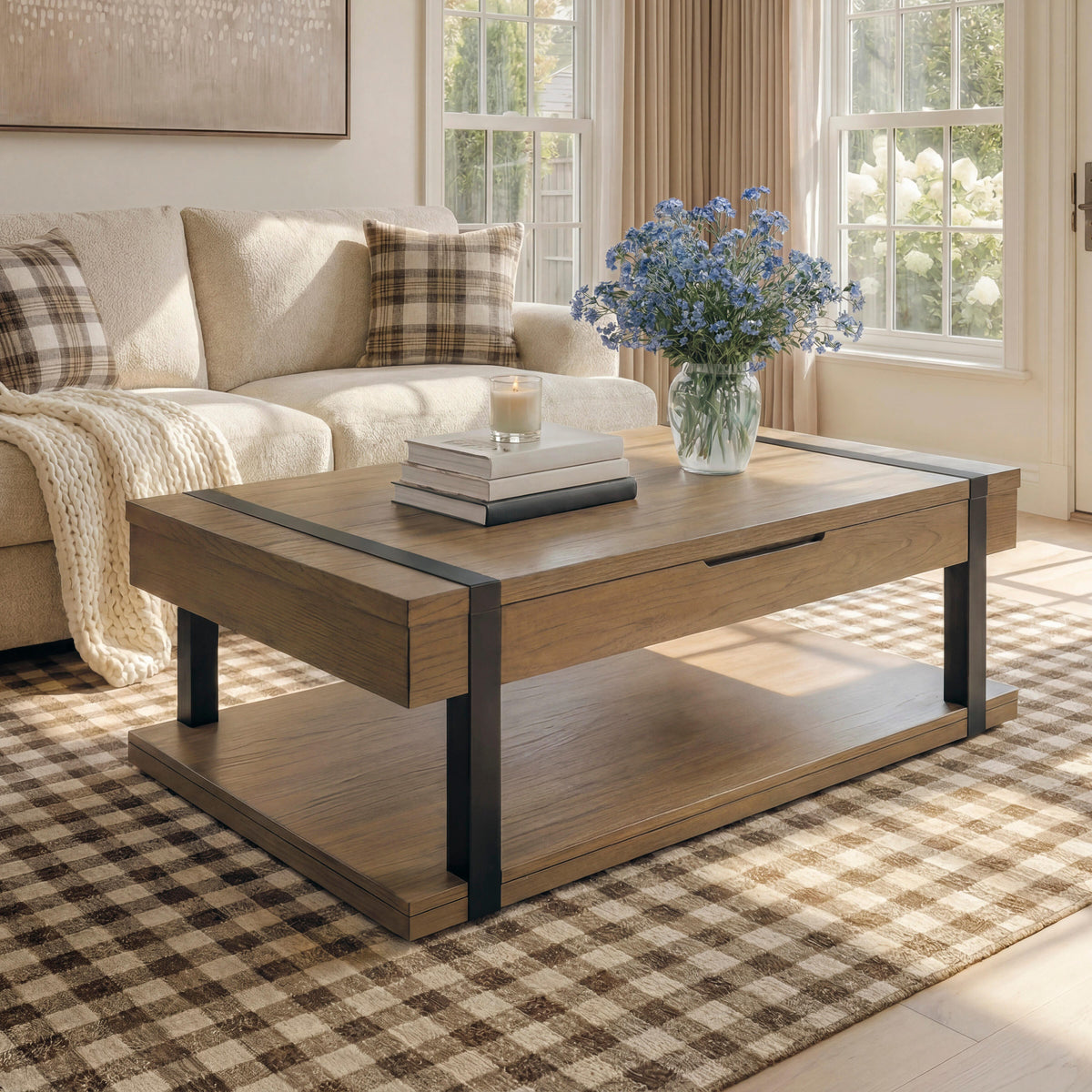 Lakeland Furniture Outlet - Ashley Furniture - Jorannti Lift-Top Coffee Table - Rect Lift Top Cocktail Table - T631-9