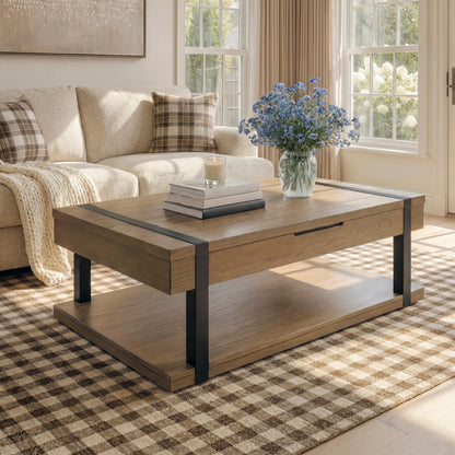 Lakeland Furniture Outlet - Ashley Furniture - Jorannti Lift-Top Coffee Table - Rect Lift Top Cocktail Table - T631-9