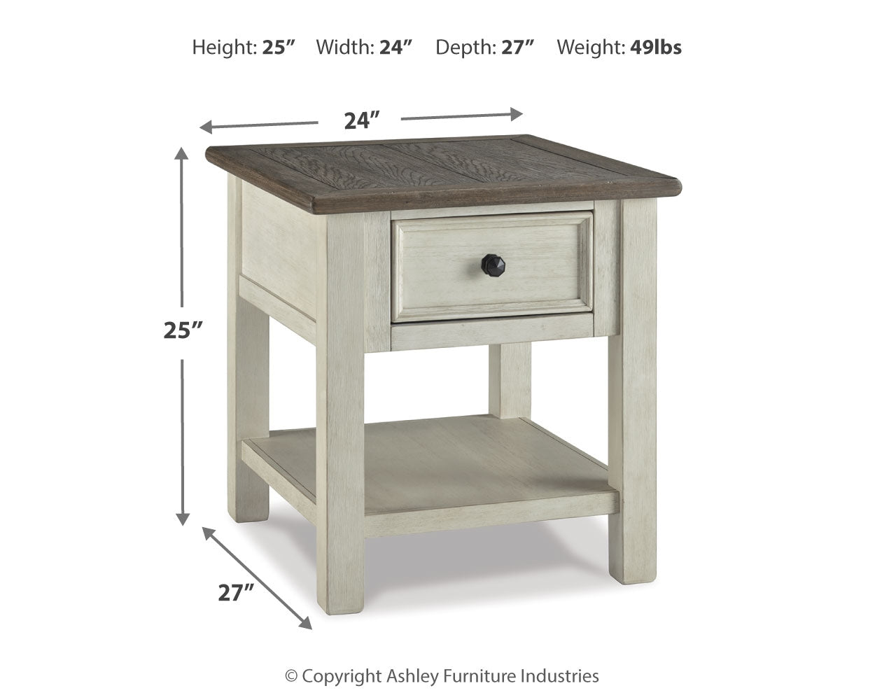 Bolanburg Sofa/Console Table