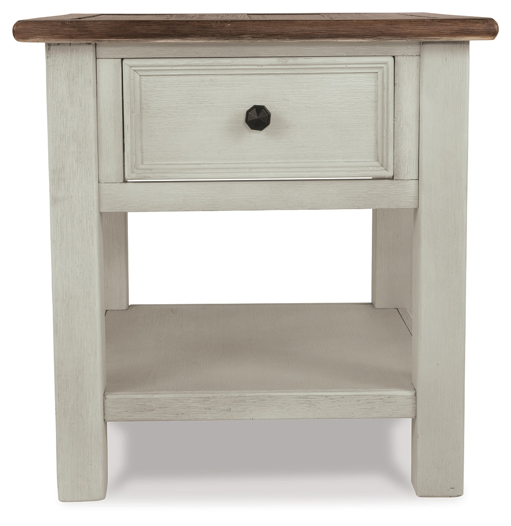 Bolanburg Chairside End Table with USB Ports & Outlets