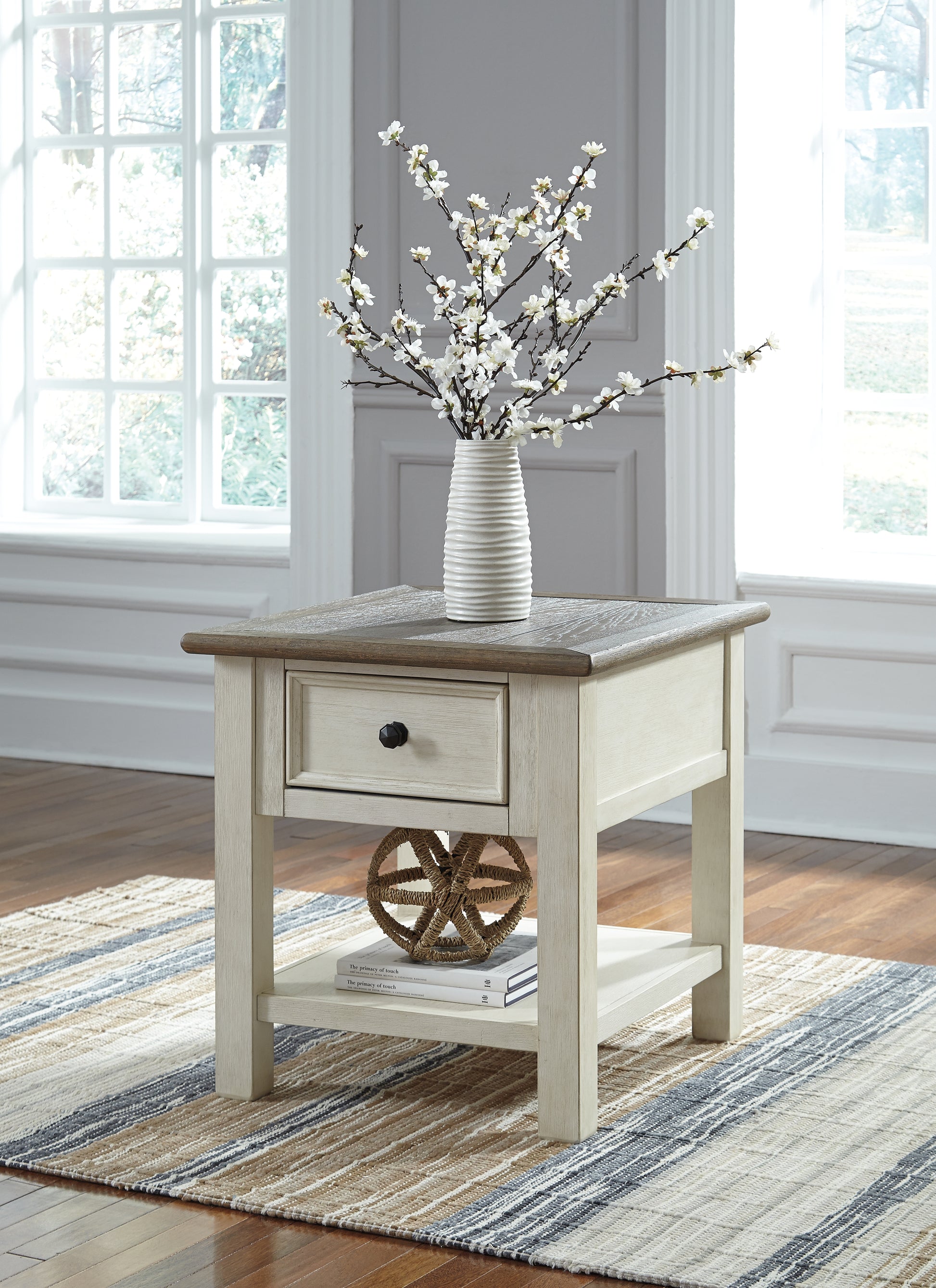 Lakeland Furniture Outlet - Ashley Furniture - Bolanburg End Table - Rectangular End Table / Two-tone - T637-3