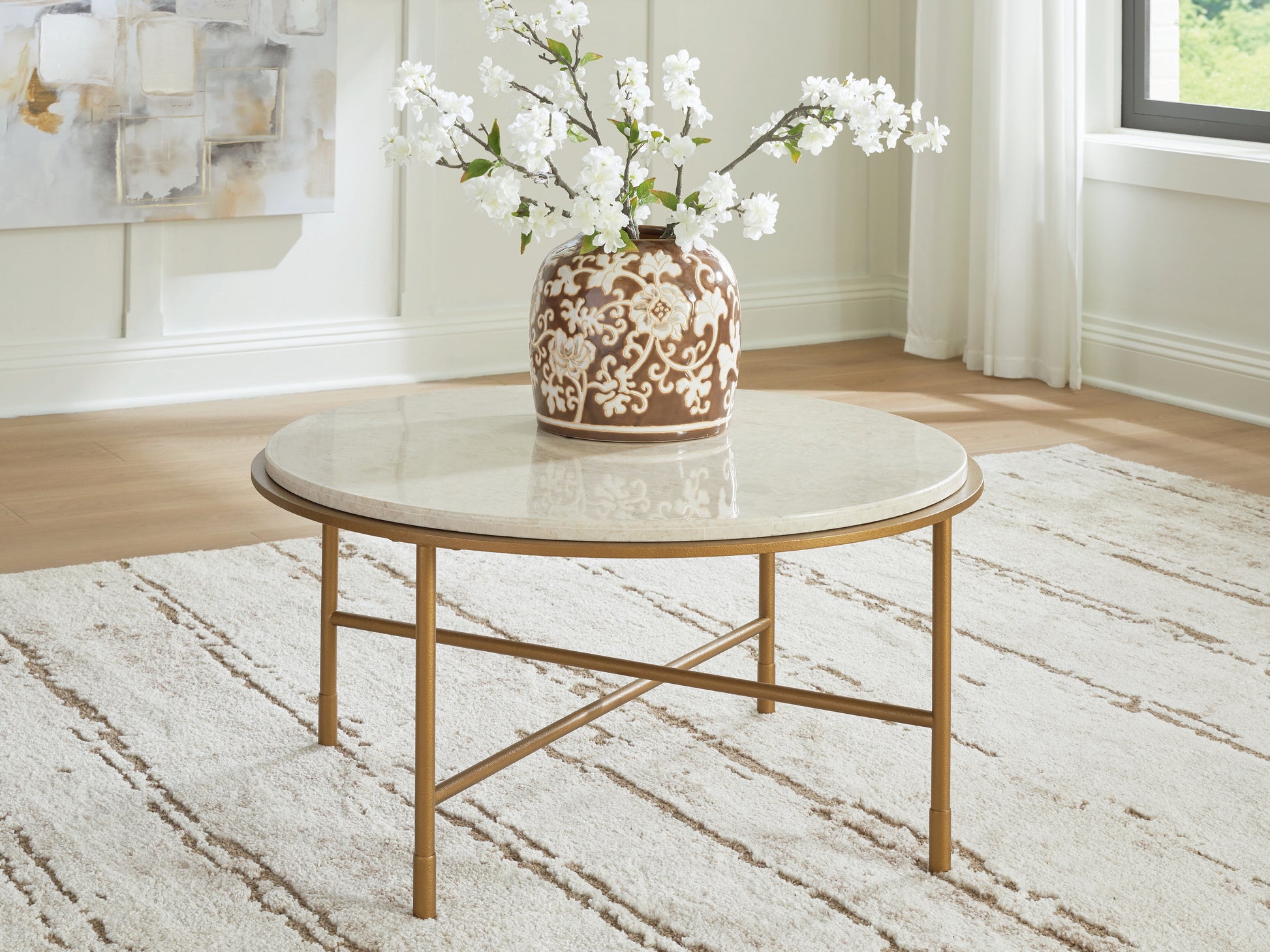 Lakeland Furniture Outlet - Ashley Furniture - Alben Coffee Table - Round Cocktail Table - T643-8