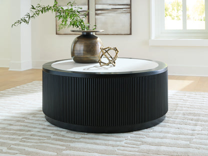 Lakeland Furniture Outlet - Ashley Furniture - Grayman Coffee Table - Round Cocktail Table - T650-8