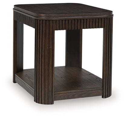 Lakeland Furniture Outlet - Ashley Furniture - Carlibrie End Table - Rectangular End Table / Warm Brown - T700-3