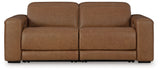 2-Piece Power Reclining Sectional Loveseat with Console