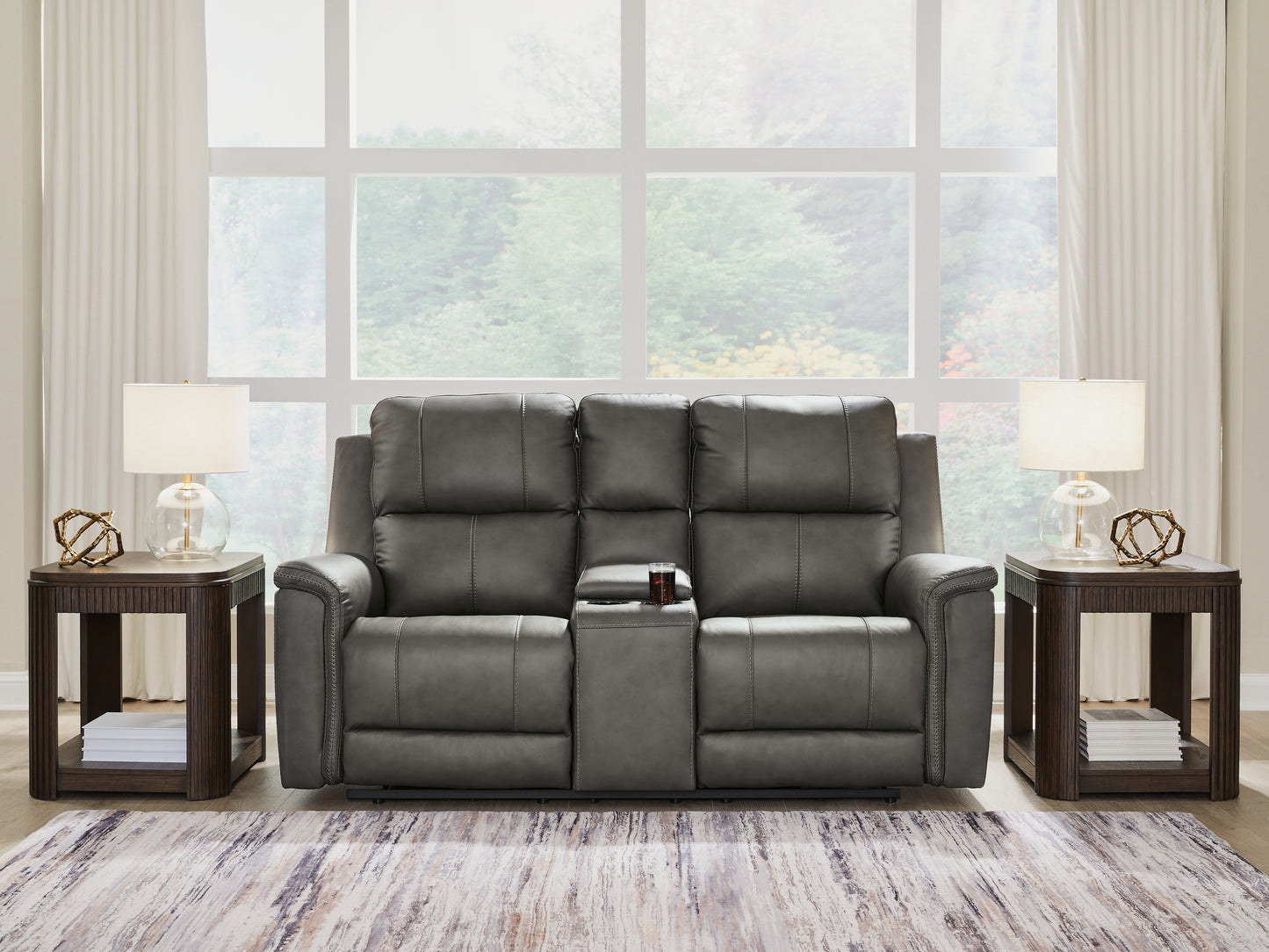 Lakeland Furniture Outlet - Ashley Furniture - Bleckley Living Room - PWR REC Loveseat/CON/ADJ HDRST - PCU1200018