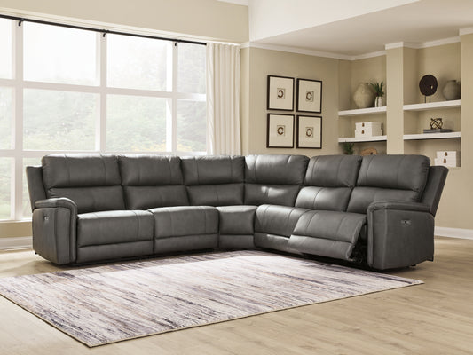 Lakeland Furniture Outlet - Ashley Furniture - Bleckley Sectional - 5-Piece Power Reclining Sectional - PCU12000S4
