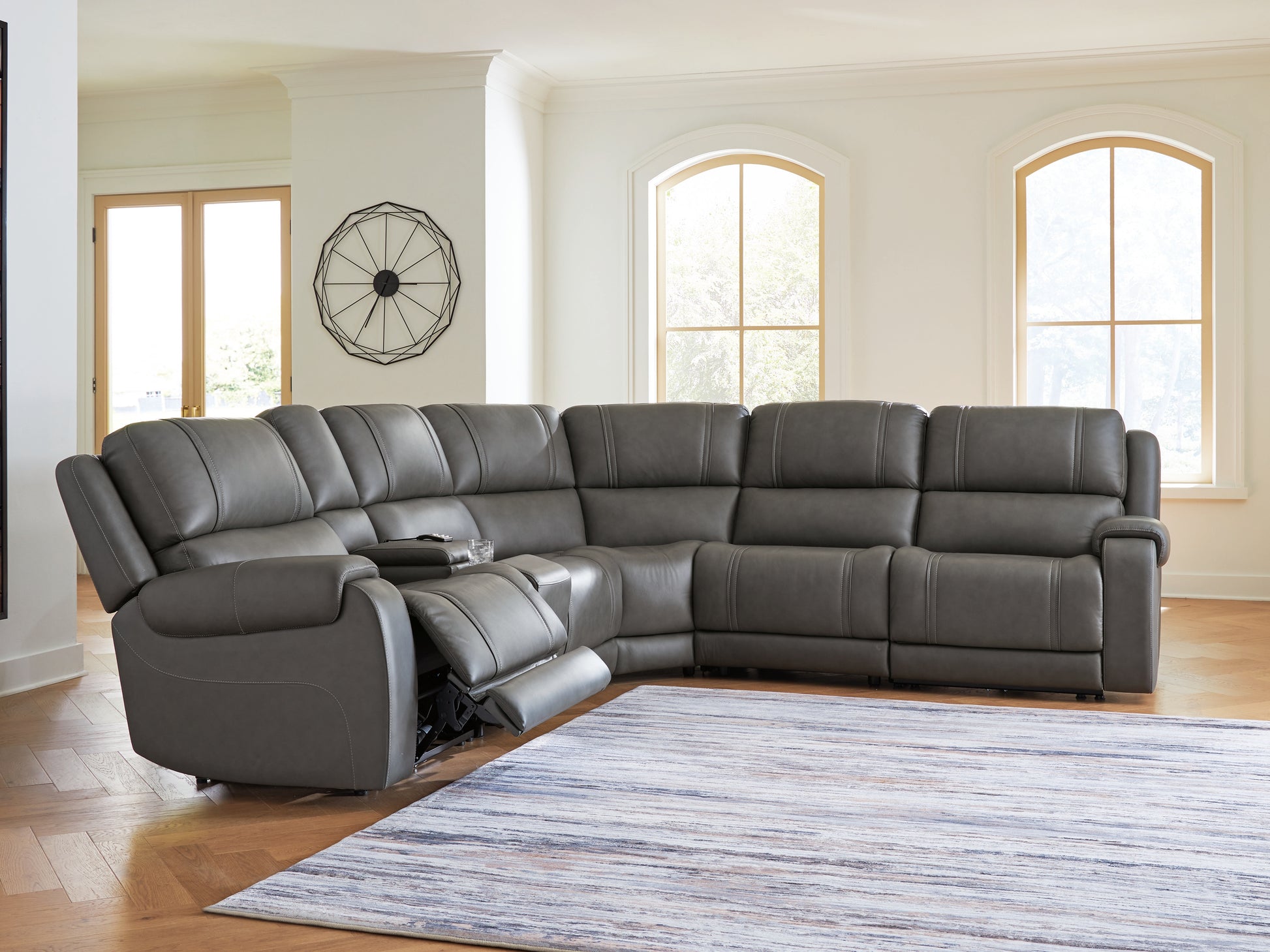 Lakeland Furniture Outlet - Ashley Furniture - 5Z - Pittson Sectional - 6-Piece Power Reclining Sectional - PCU12600S5