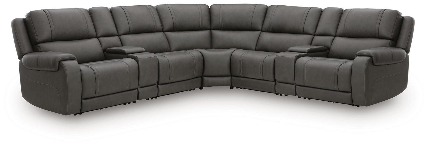 Lakeland Furniture Outlet - Ashley Furniture - 5Z - Pittson Sectional - 7-Piece Power Reclining Sectional - PCU12600S11