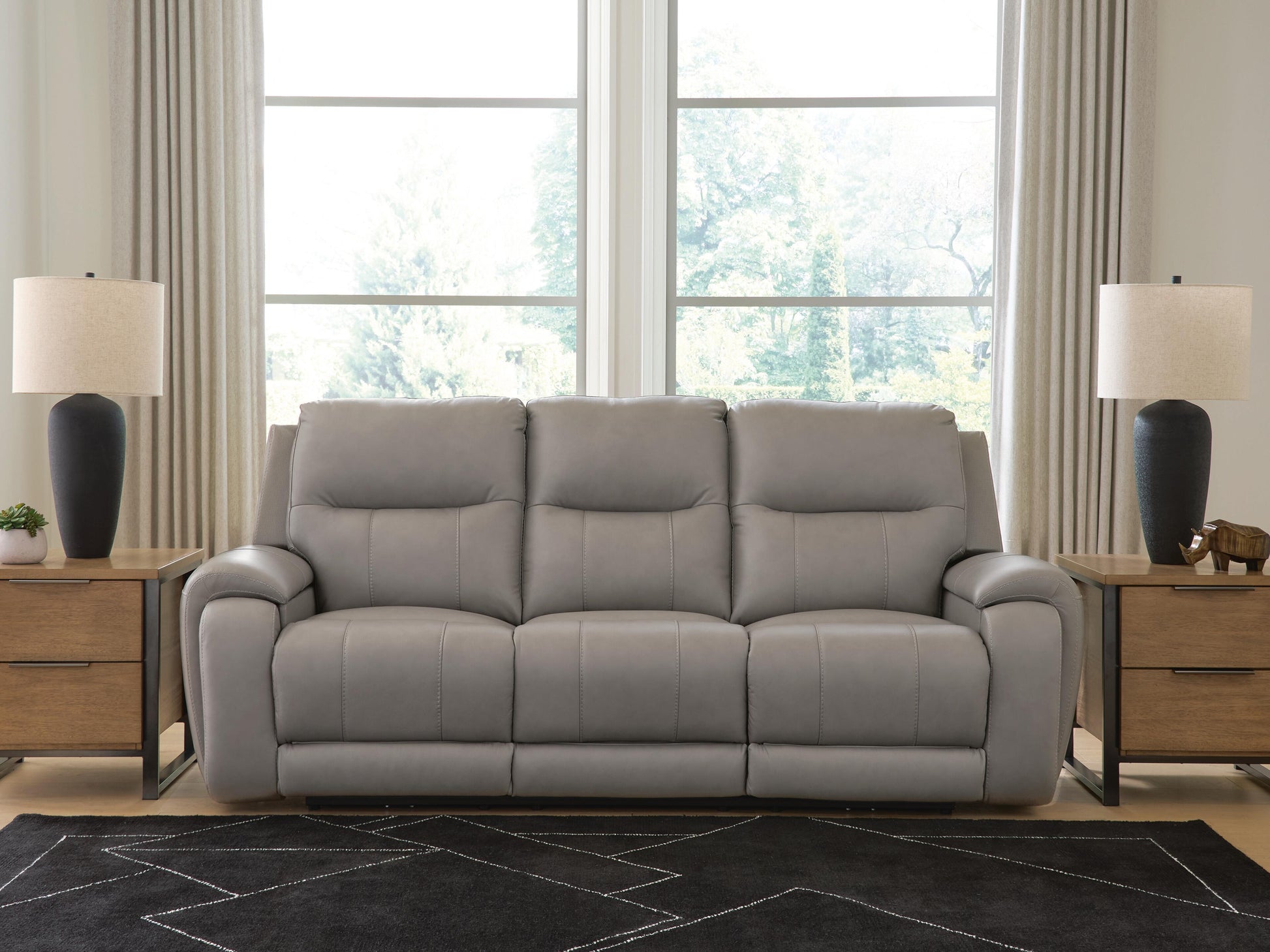 Lakeland Furniture Outlet - Ashley Furniture - Real Moments Living Room - PWR REC Sofa w/Audio Seating - PCU1370015A