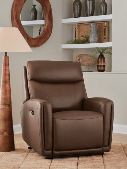 Lakeland Furniture Outlet - Ashley Furniture - Pincara Living Room - PWR AutoGlide REC/ADJ Headrest / Umber - PCU1380242