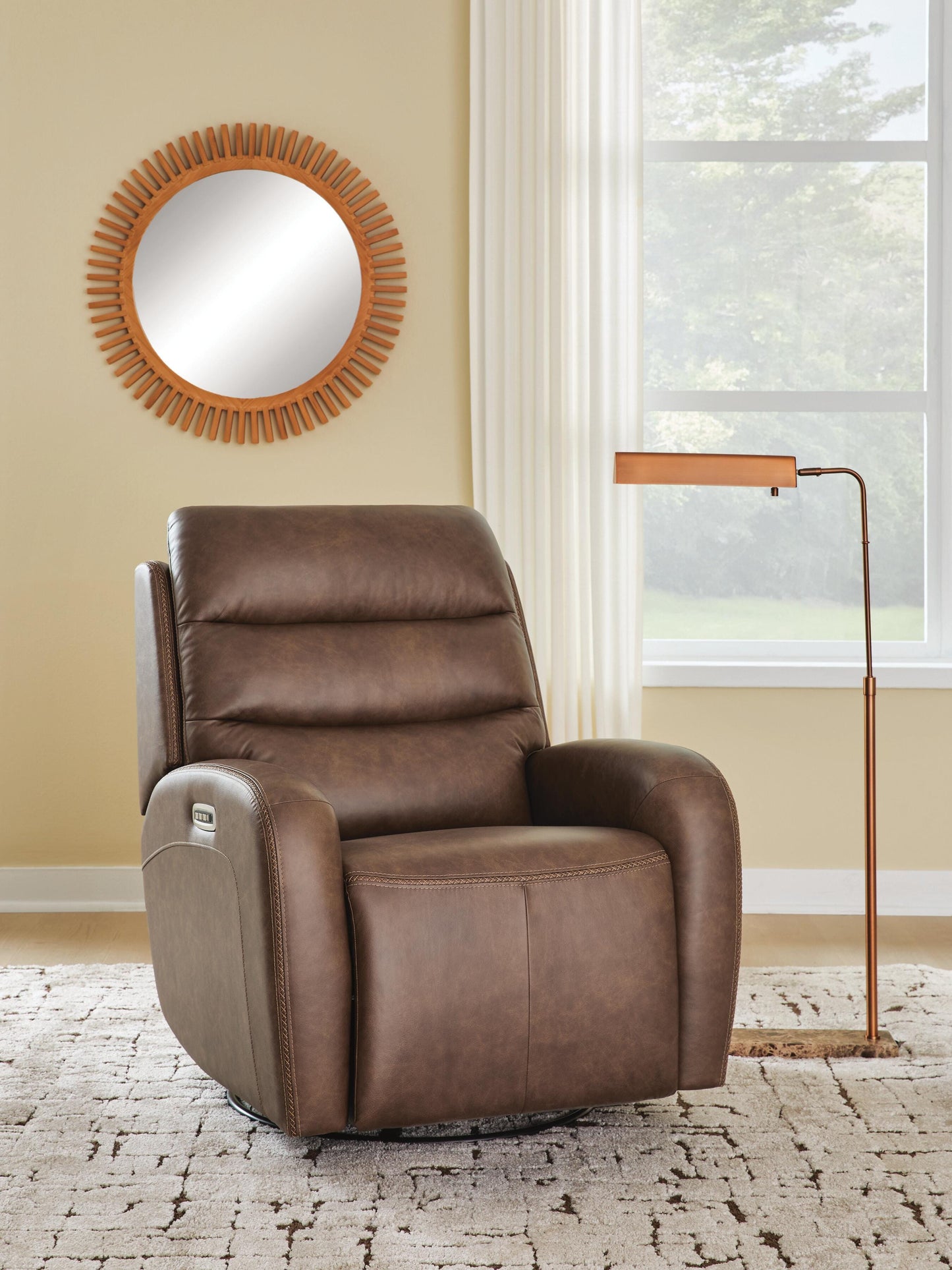 Lakeland Furniture Outlet - Ashley Furniture - Motion-Max Living Room - Swivel Glider Power Recliner - PCU1550195