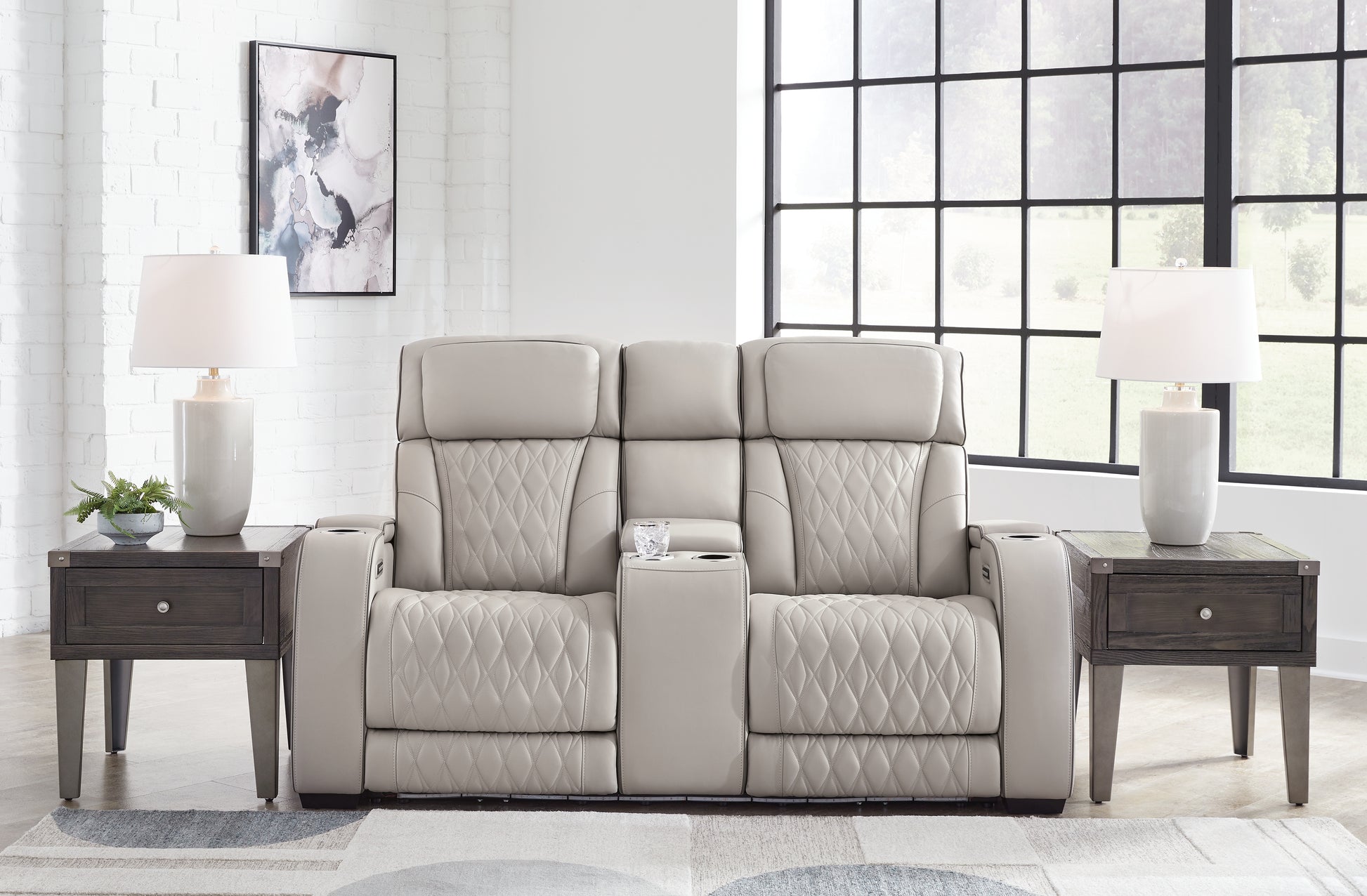 Lakeland Furniture Outlet - Ashley Furniture - Boyington Living Room - PWR REC Loveseat/CON/ADJ HDRST - U2710518