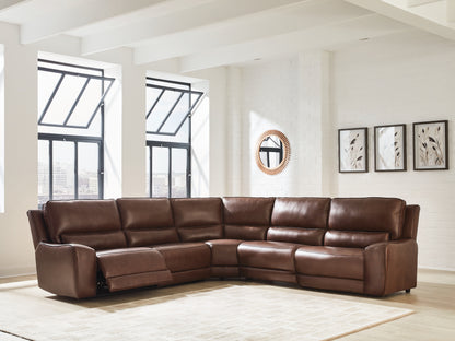 Lakeland Furniture Outlet - Ashley Furniture - DeepWakes Sectional - 5-Piece Power Reclining Sectional / Canyon - PCU62607S8