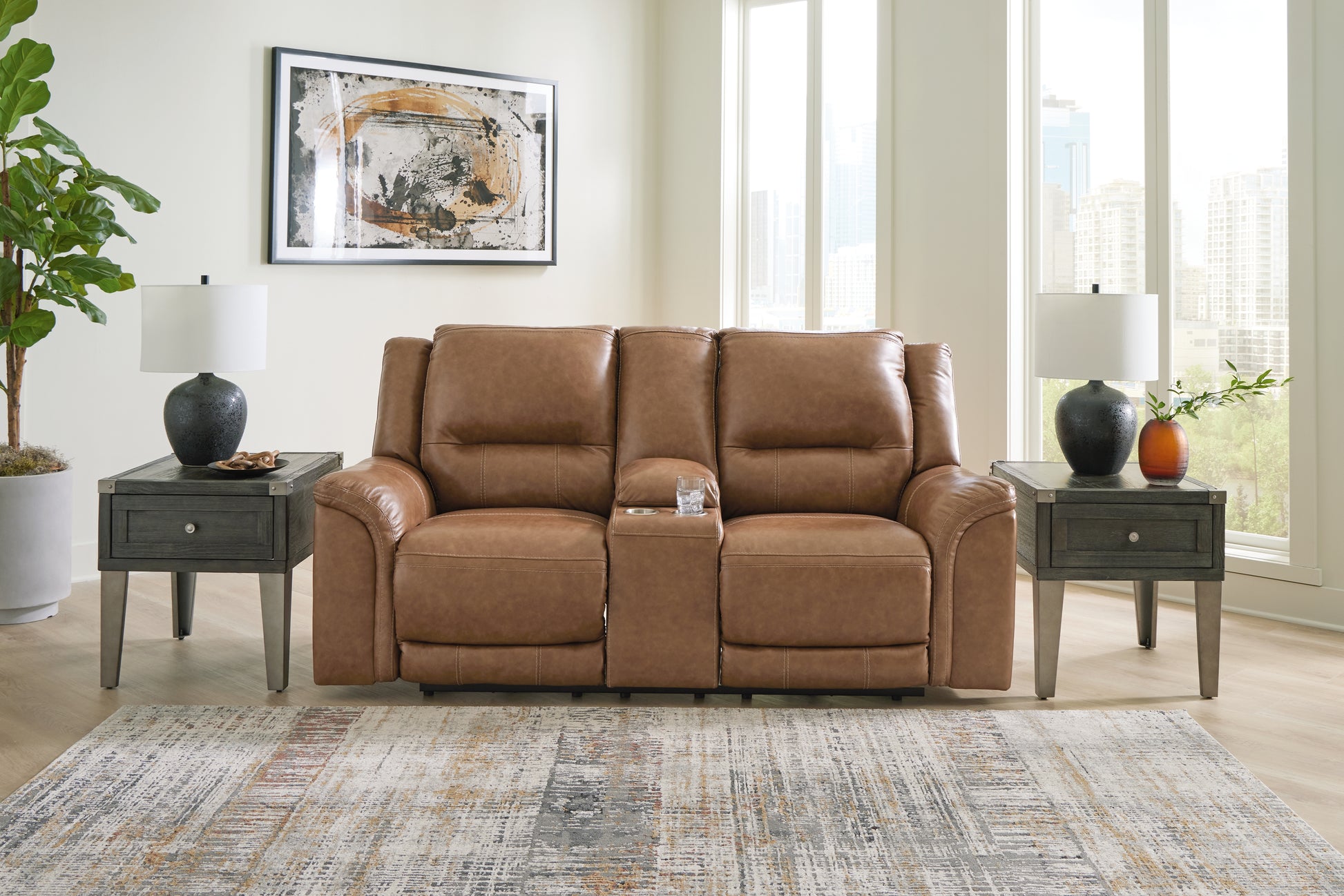 Lakeland Furniture Outlet - Ashley Furniture - Trasimeno Living Room - PWR REC Loveseat/CON/ADJ HDRST - U8281518