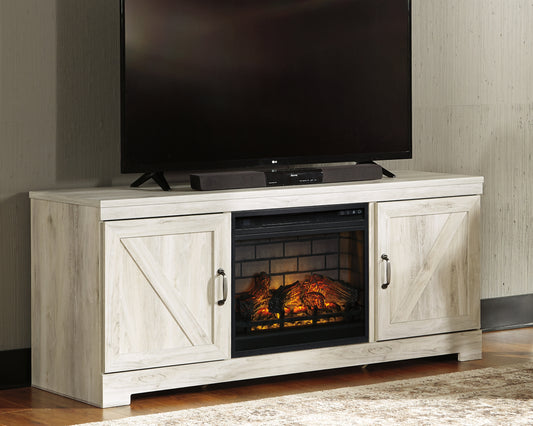 Lakeland Furniture Outlet - Ashley Furniture - Bellaby 63" TV Stand with Electric Fireplace - 63" TV Stand with Electric Fireplace - W331W9