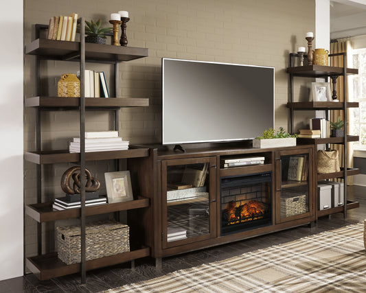 Lakeland Furniture Outlet - Ashley Furniture - Starmore 3-Piece Wall Unit with Electric Fireplace - 3-Piece Wall Unit with Electric Fireplace - W633W6