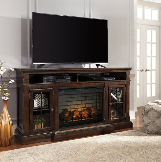Lakeland Furniture Outlet - Ashley Furniture - Roddinton 72" TV Stand with Electric Fireplace - 72" TV Stand with Electric Fireplace - W701W8